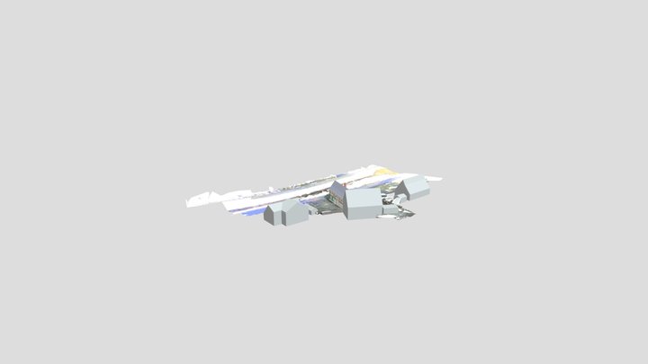 Läuterau27_mit_ Geländemodell_Texuriert 3D Model