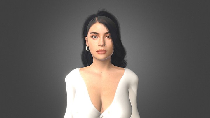 Stylized Celebrity - Kylie Jenner 3D Model
