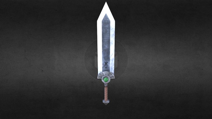 Warrior Sword 3D Model