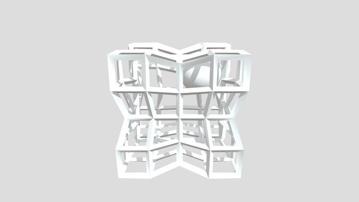 Ball cage for printing 3D Model
