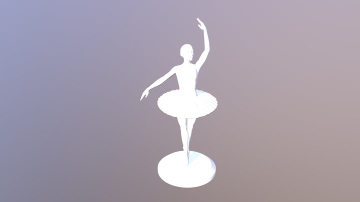 Ballet Dancer 3D Model
