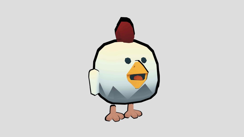 chicken gun rooster rudy cel-shaded