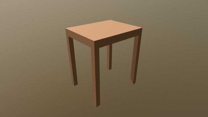 End table 3D Model