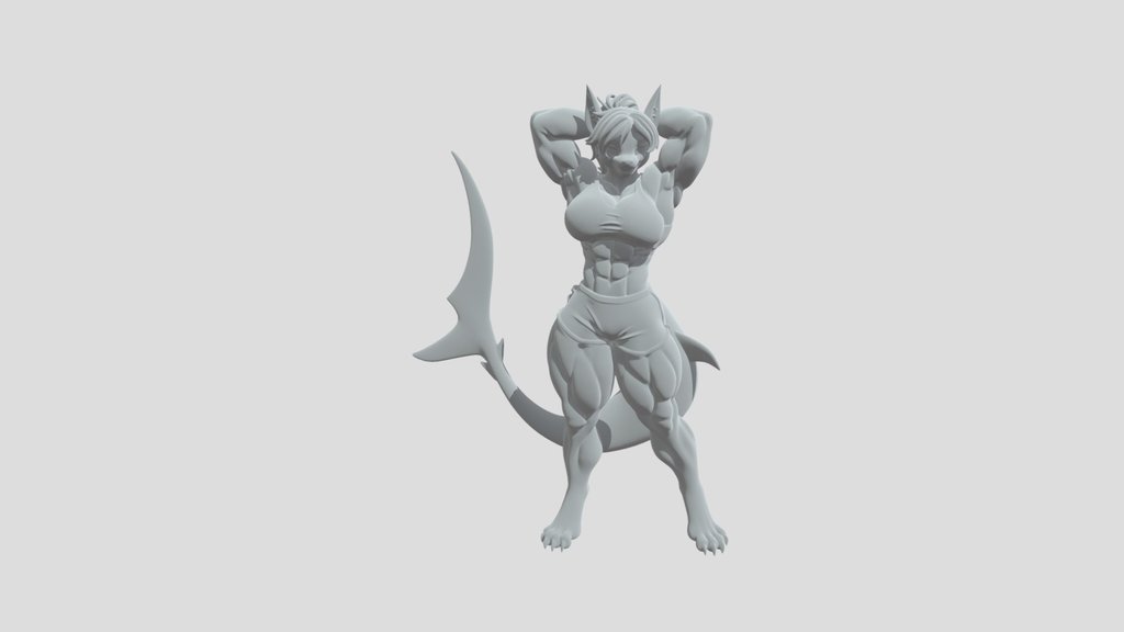 Muscular Dragon Athlete