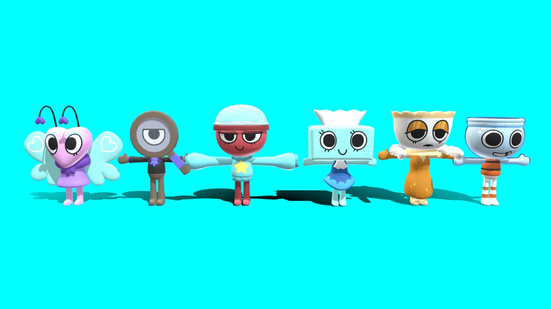 6 toon Update dandys world [Link in Description] - 3D model by ...