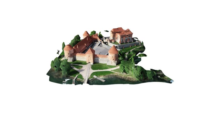 Trakai Castle Fast 3D Model