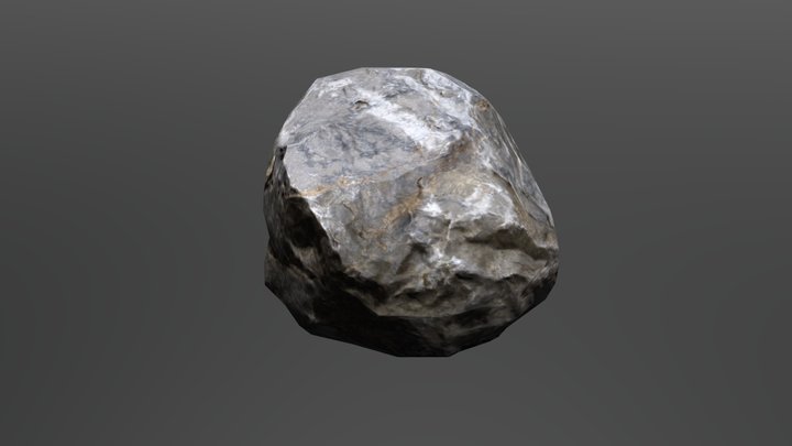 Photoscaned Rock 3D Model