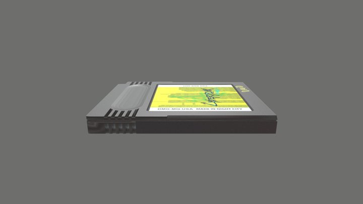 Cyberpunk Gameboy cartridge 3D Model