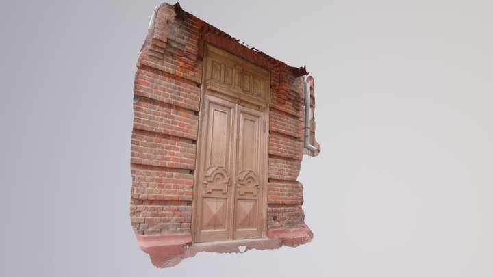 Дверь училища. Иваново/Россия 3D Model