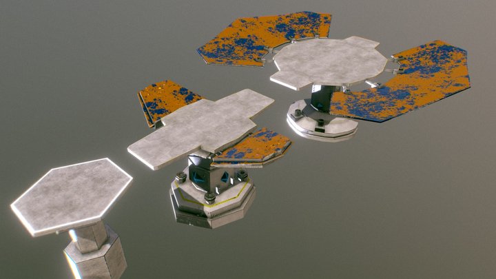 Satellite Platforms 3D Model