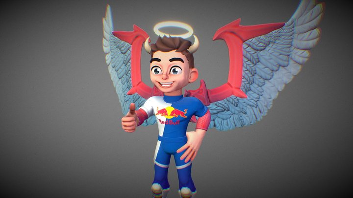 RedBull_Boy - advergame 3D Model