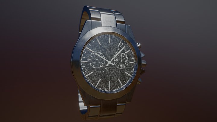 Light Yagami's Wrist watch 3D Model