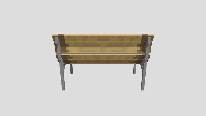 bench (minecraft) 3D Model