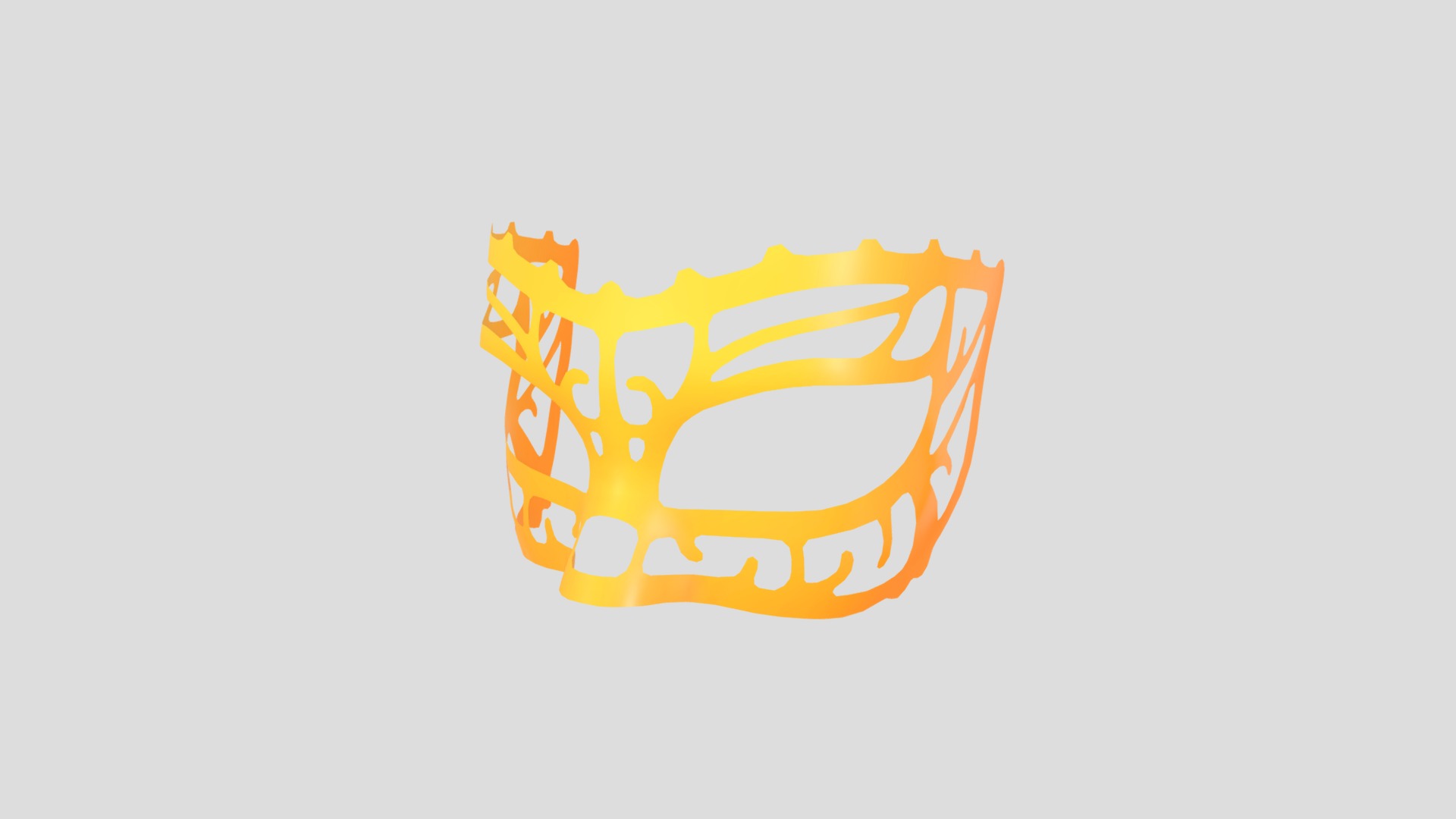 3D model Masquerade Mask - This is a 3D model of the Masquerade Mask. The 3D model is about logo.
