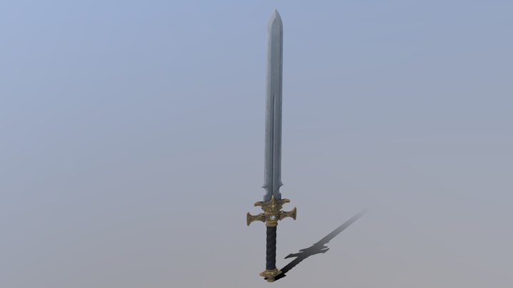 Call of Duty: Black Ops 6 - Bastard Sword – Gratis 3D-model STL