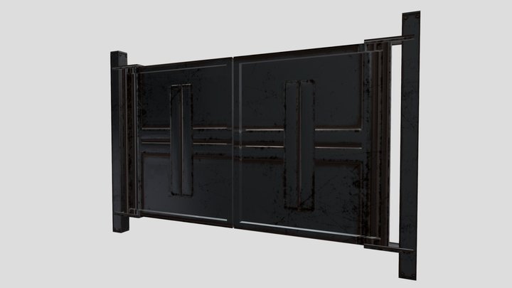 Closed gate 3D Model