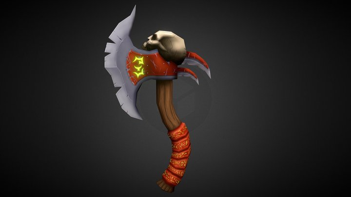 Axe- Low Poly Stylised 3D Model