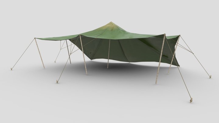 Stretch Tents 2 3D Model
