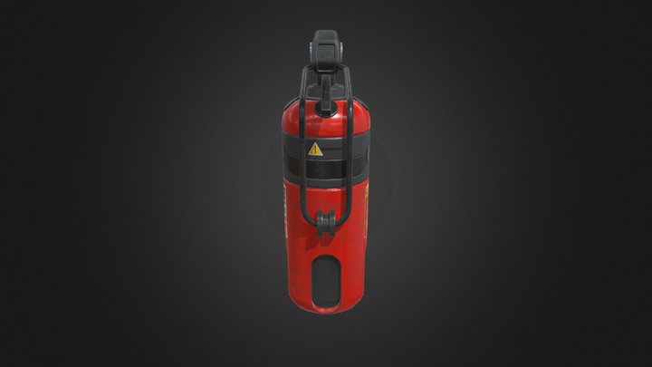 Fire Extinguisher 3D Model