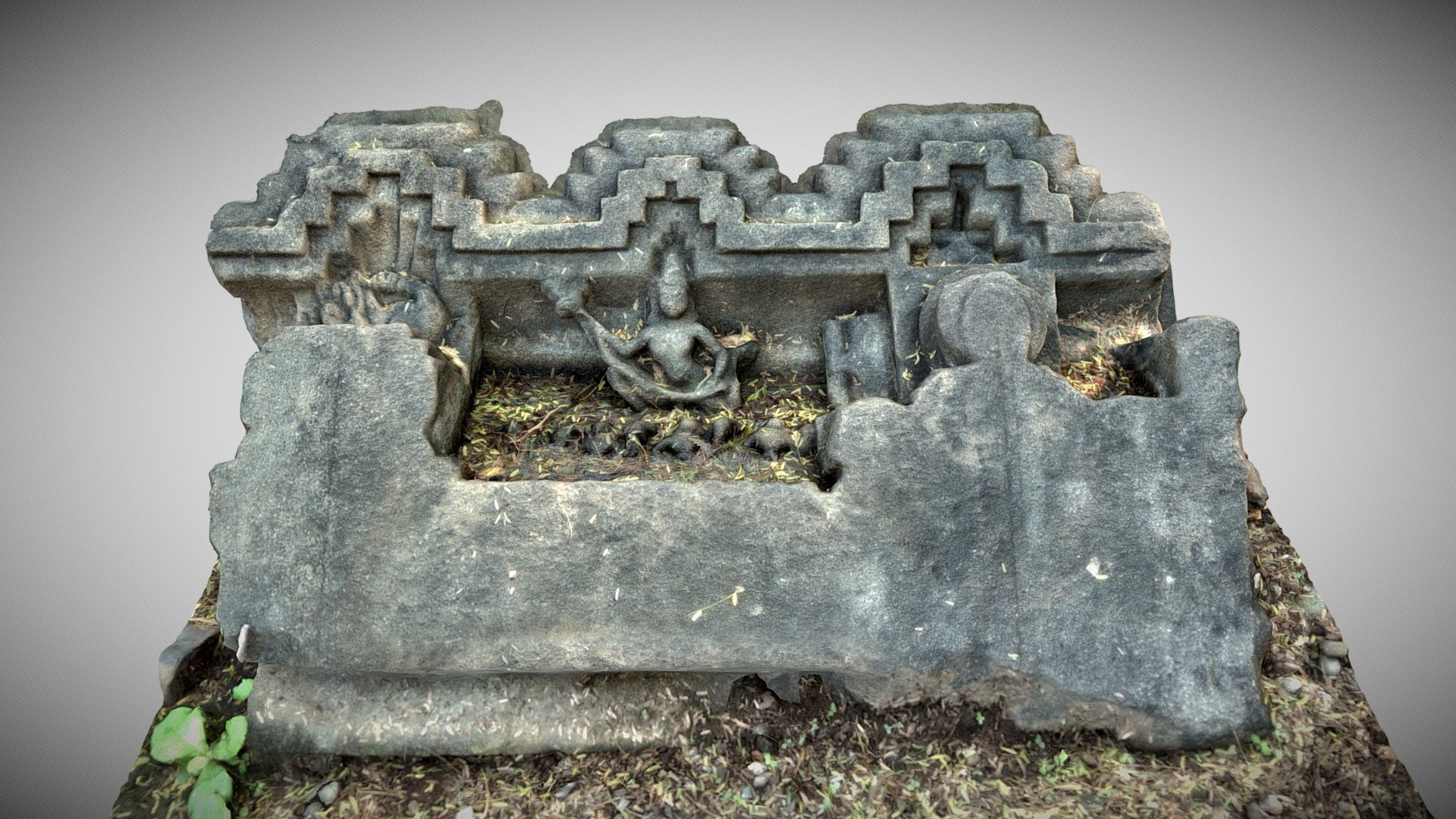 Stone Carving at Vishnu / Bageecha Temple - 3D model by shaktivrat ...