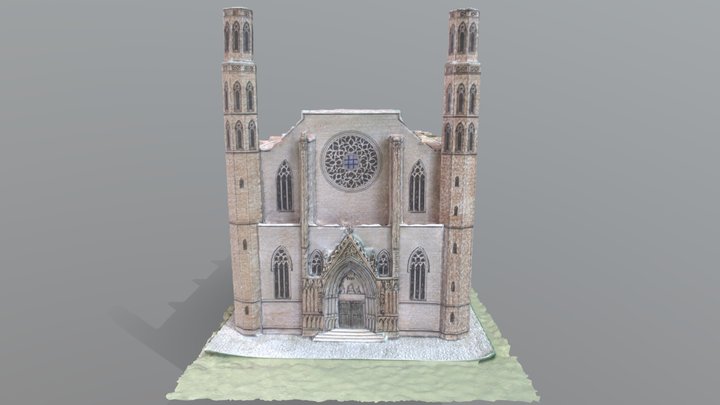 Església de Santa Maria del Mar 3D Model