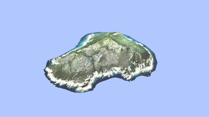 Zannone Island - Ponziano Archipelago 3D Model