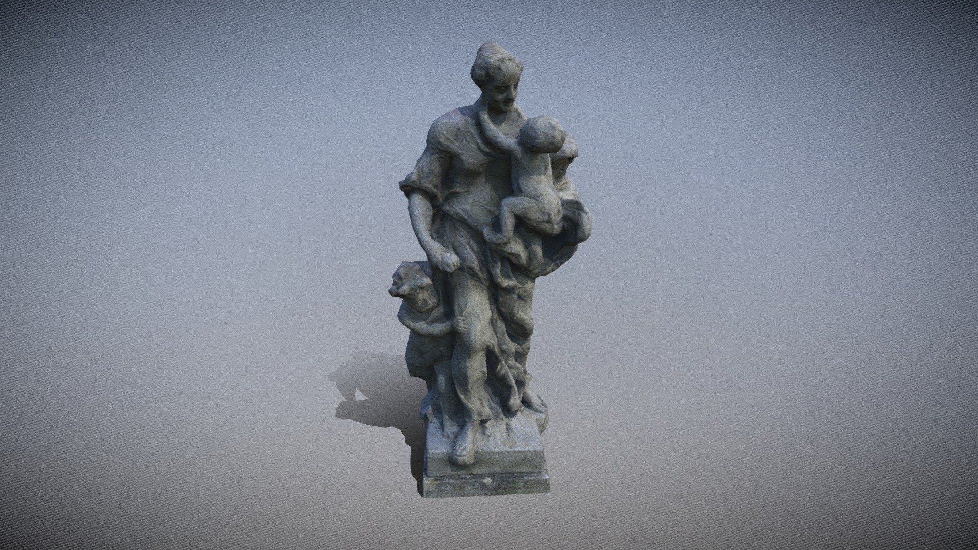 Love - "Láska" - 5k lowpoly remesh