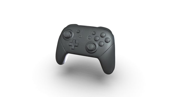 Nintendo Switch Pro Controller 3D Model