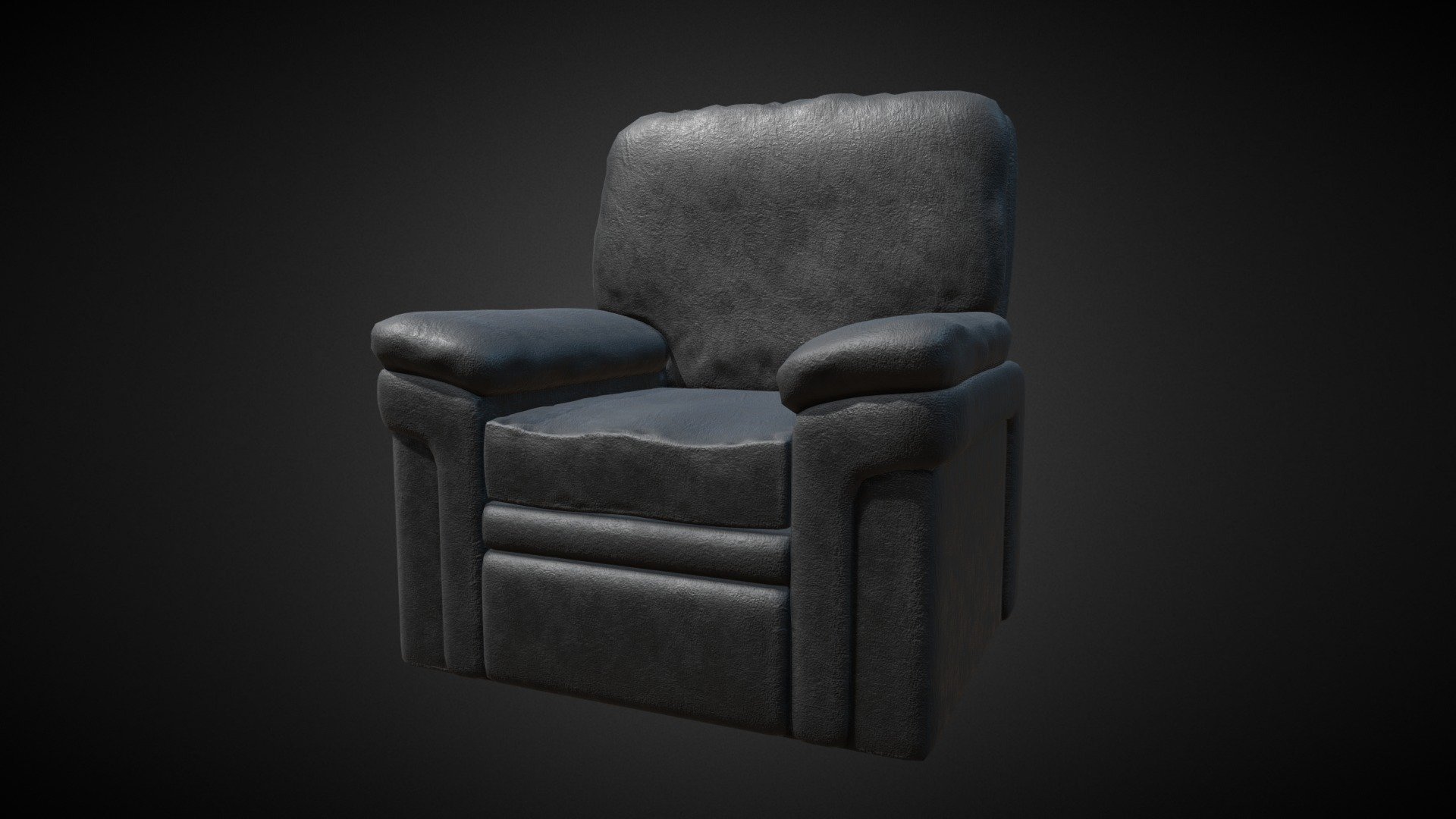 Black Leather Recliner