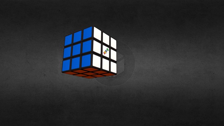 Rubiks's Cube 3D Model