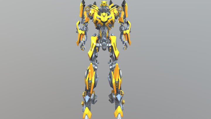(update) bumblebee rotf ps2 model 3D Model