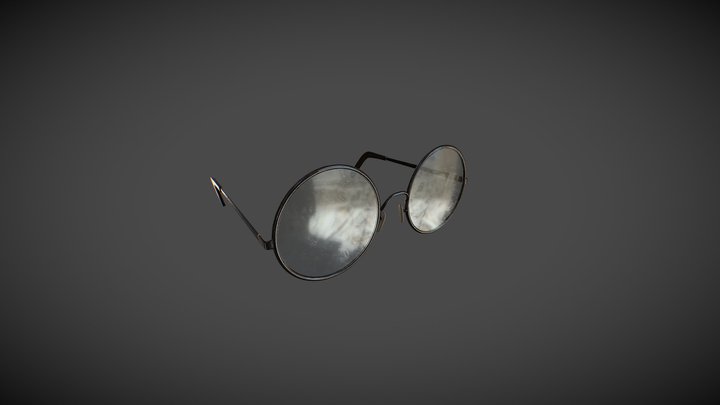 Old Glasses v2 3D Model
