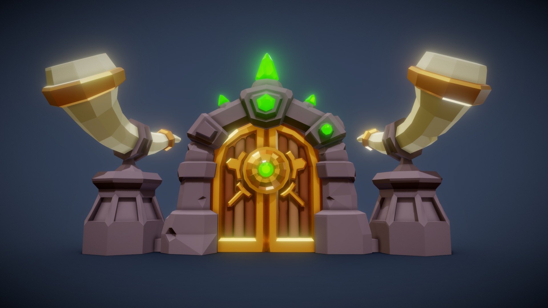 3December 2022 Day 11: Gate — Sketchfab embed 3D viewer