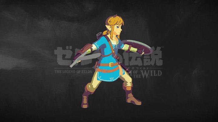 Link - Breath of the Wild - Animation 3D Model