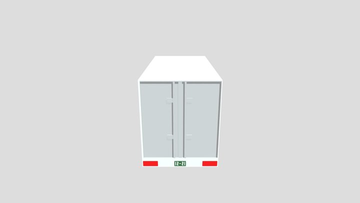 Isuzu NPR300 minecraft model 3D Model