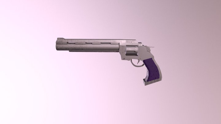 Revolver Joker 3D Model