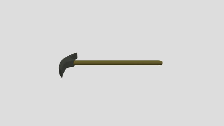 Simple Pickaxe 3D Model
