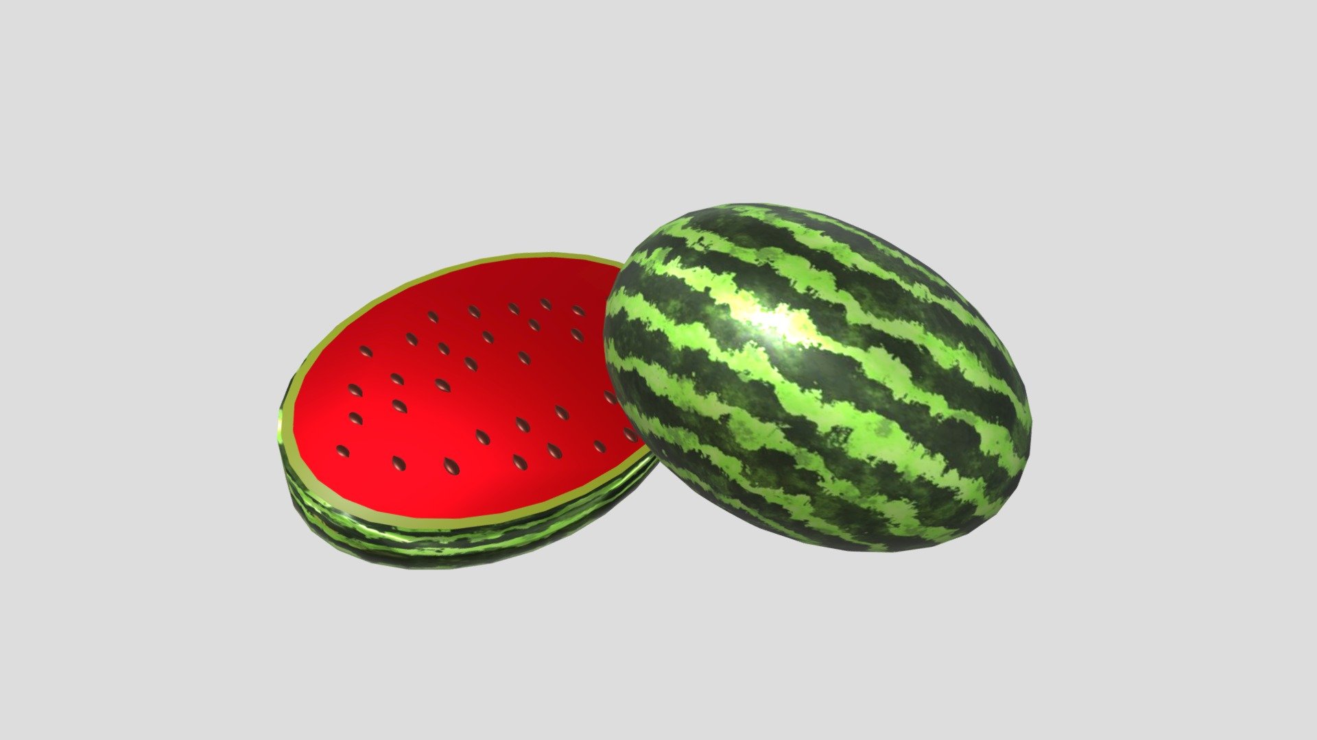 Watermelon - Download Free 3D model by Compozip Studios ...
