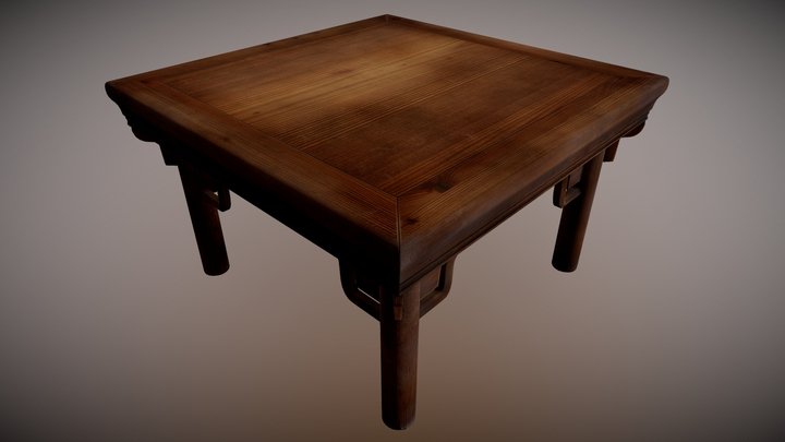 Chinese Tea Table – Free 3D Model STL