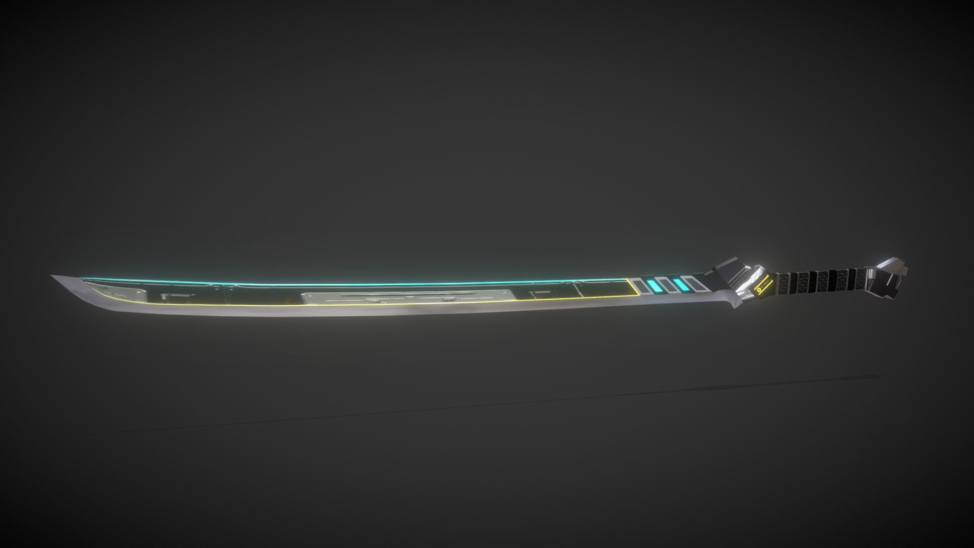 Futuristic Samurai Sword