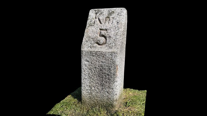 Milestone Treib - Seelisberg Km 5 – Free 3D Model STL