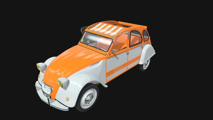 Citroen 2 CV Spot – Free 3D Model STL
