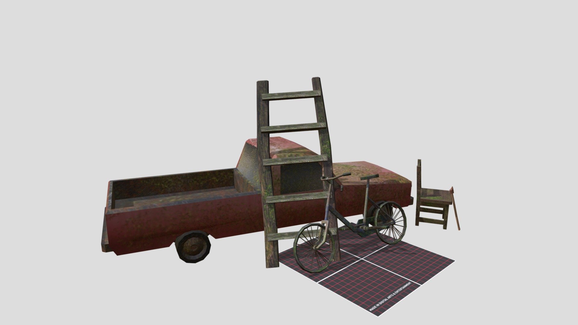 Q-Week: 5 Props: Loner — Sketchfab embed 3D viewer
