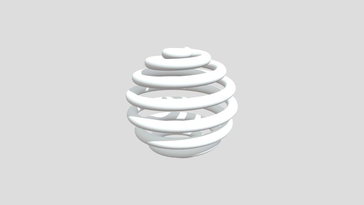 Spring Ball 3D Model