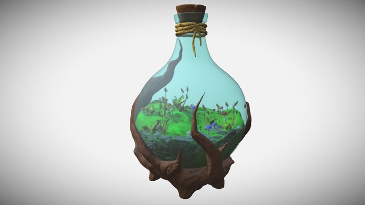Nature in a Bottle 3D Model