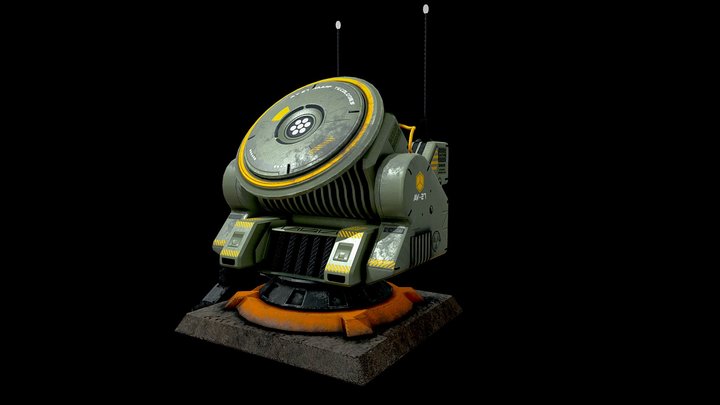 EMP EMMITER 3D Model