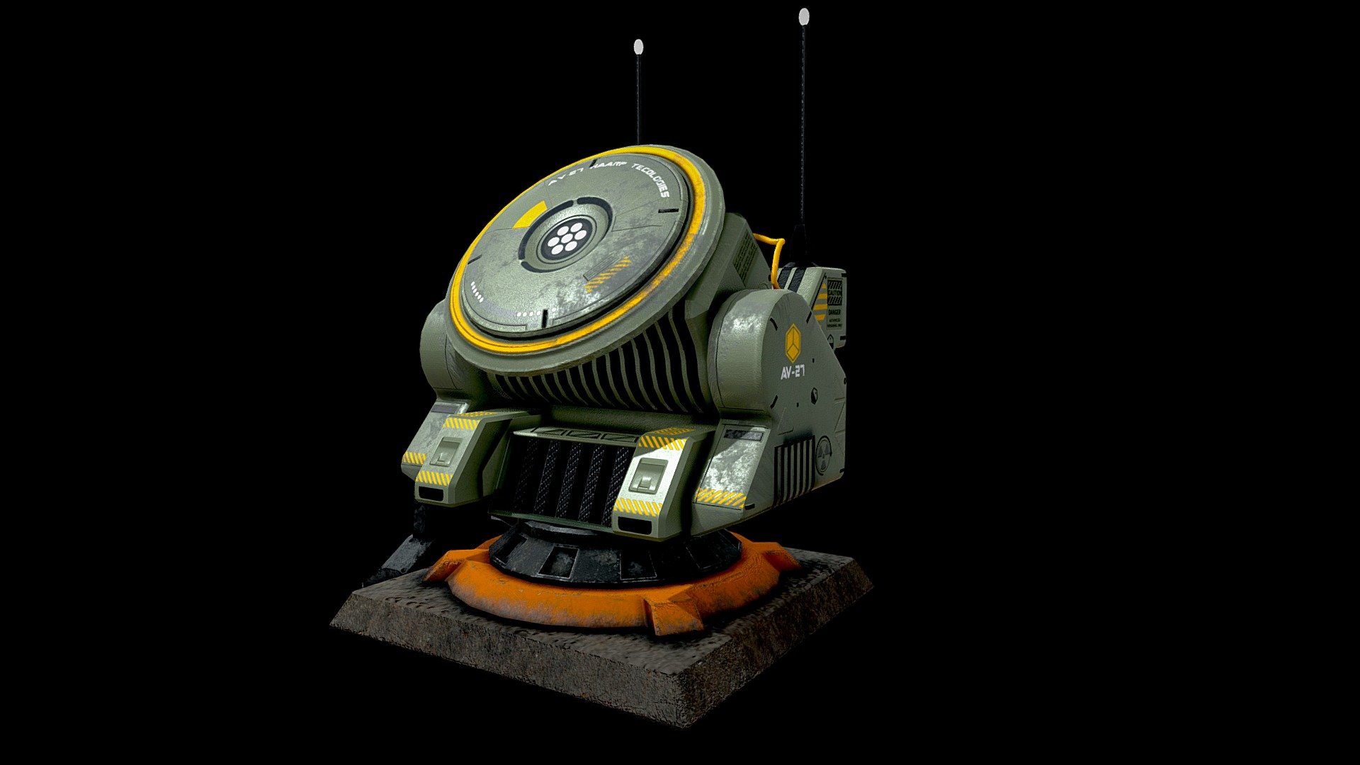 EMP EMMITER - 3D model by vijayschifer [239b210] - Sketchfab