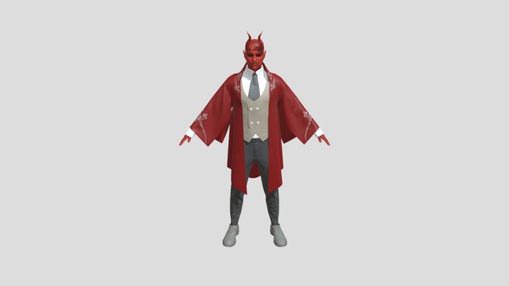 deev character 3D Model