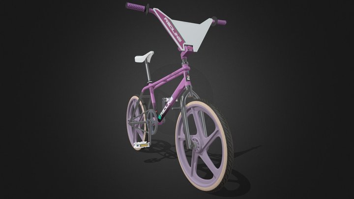 Redline RL20II Radberry BMX bike 3D Model