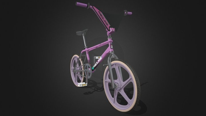 Redline RL20II Radberry BMX bike 3D Model